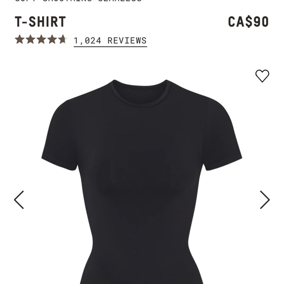 SKIMS Tops - NWT Skims Seamless Smoothing Tee